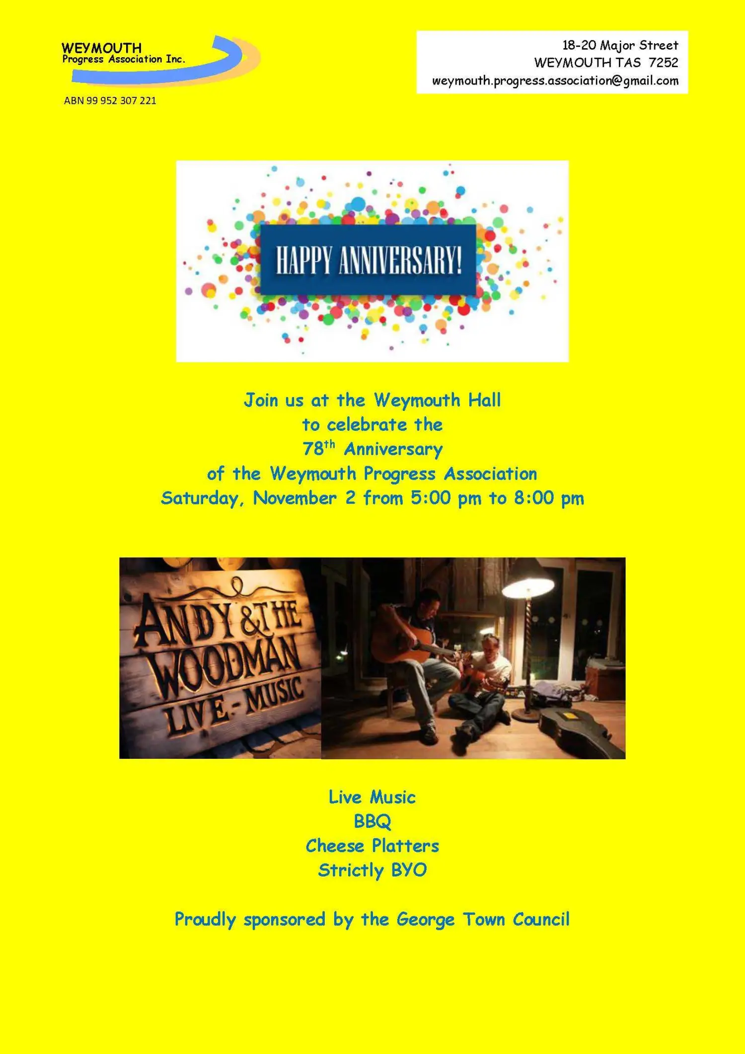 Happy Anniversary Flier 2024