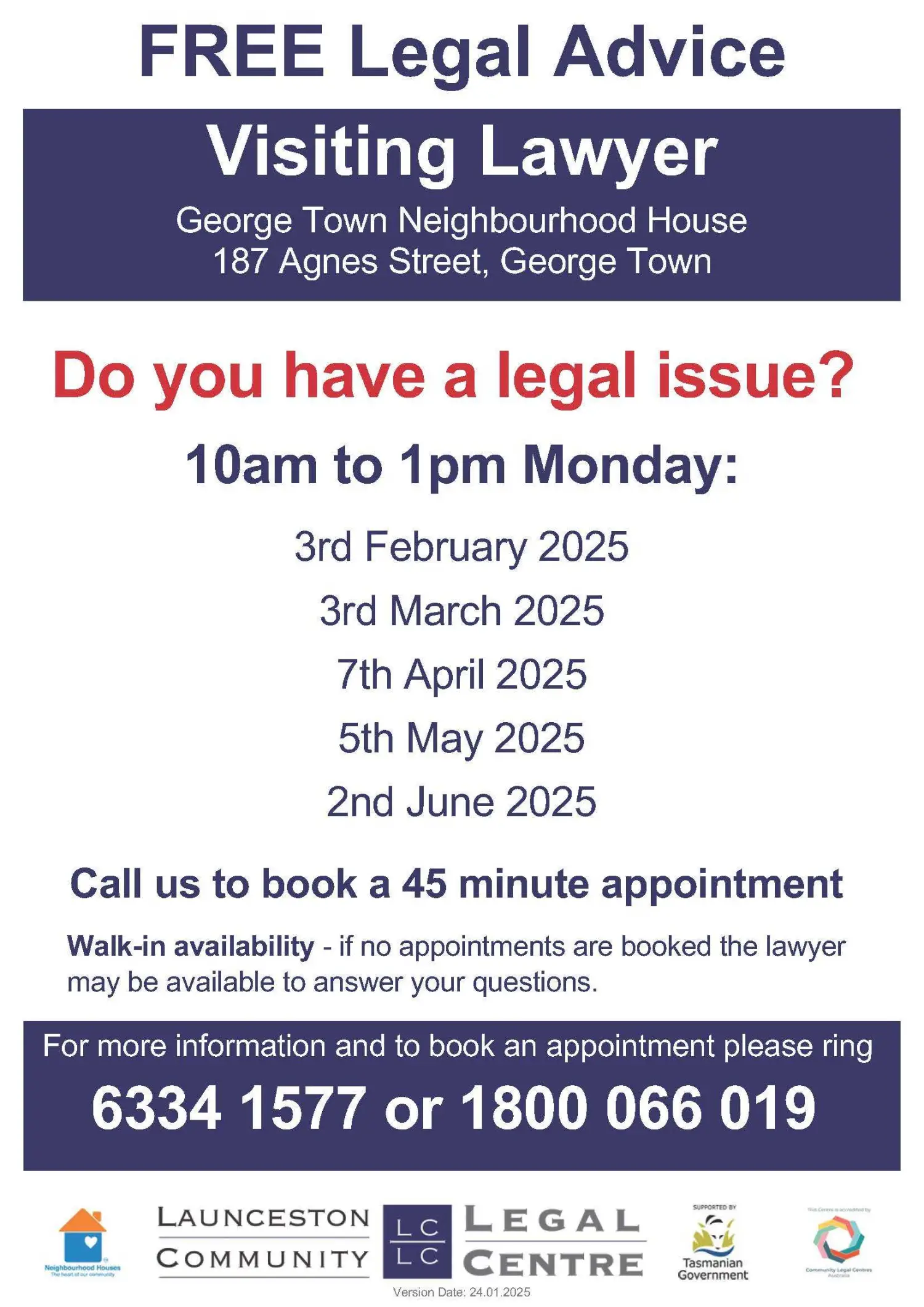 Outreach Flyer 2025 George Town NH Jan to June 0125