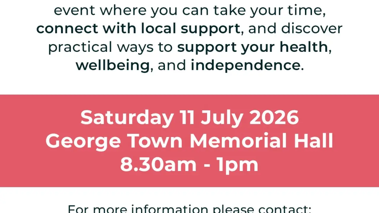 George Town Access In Action Free Community Event flyer 11 July 2026 0830am 1pm 4x5 Post
