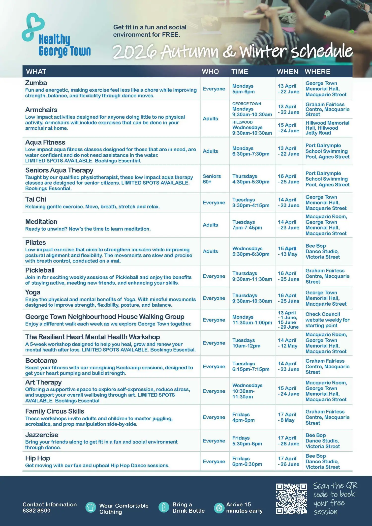 FINAL Healthy George Town Autumn Winter 2026 Program Flyer Page 2
