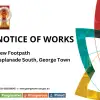 CONSTRUCTION WORKS ON NEW FOOTPATH