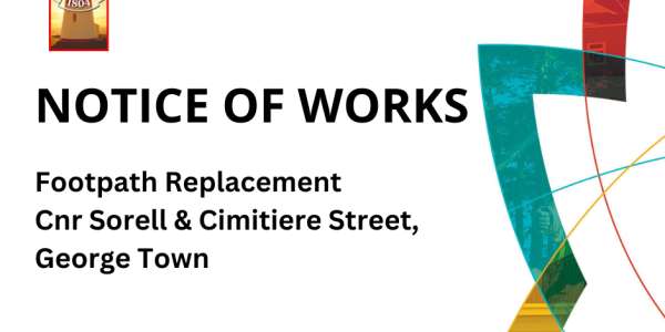 NOTICE OF NEW FOOTPATH CONSTRUCTION WORKS