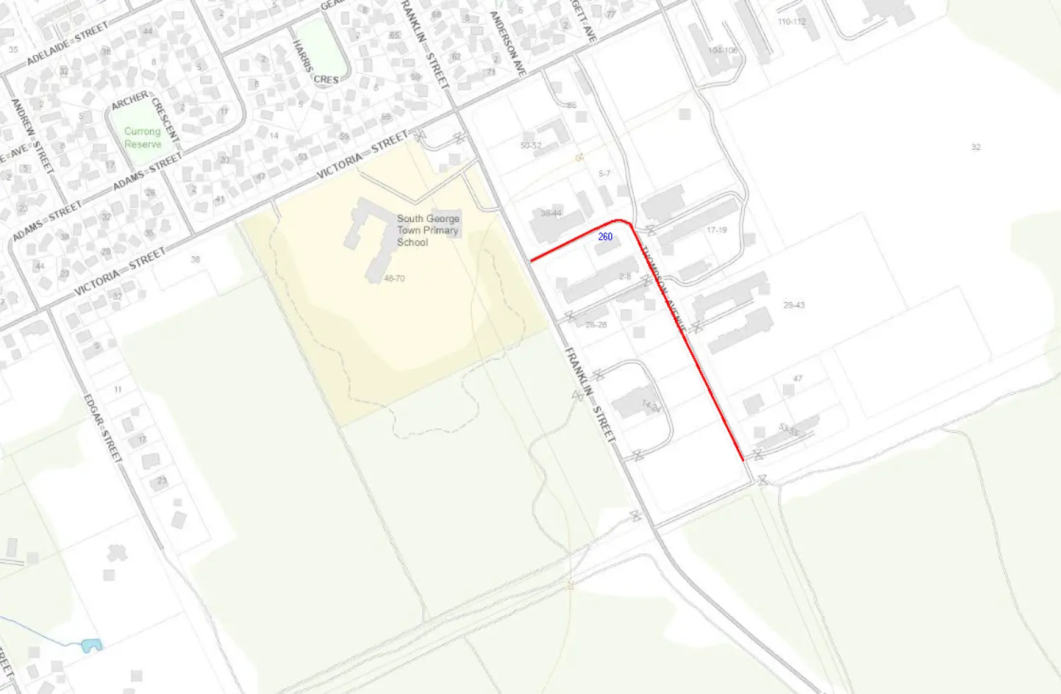 George Town and Hillwood Reseal Location MAP Page 3