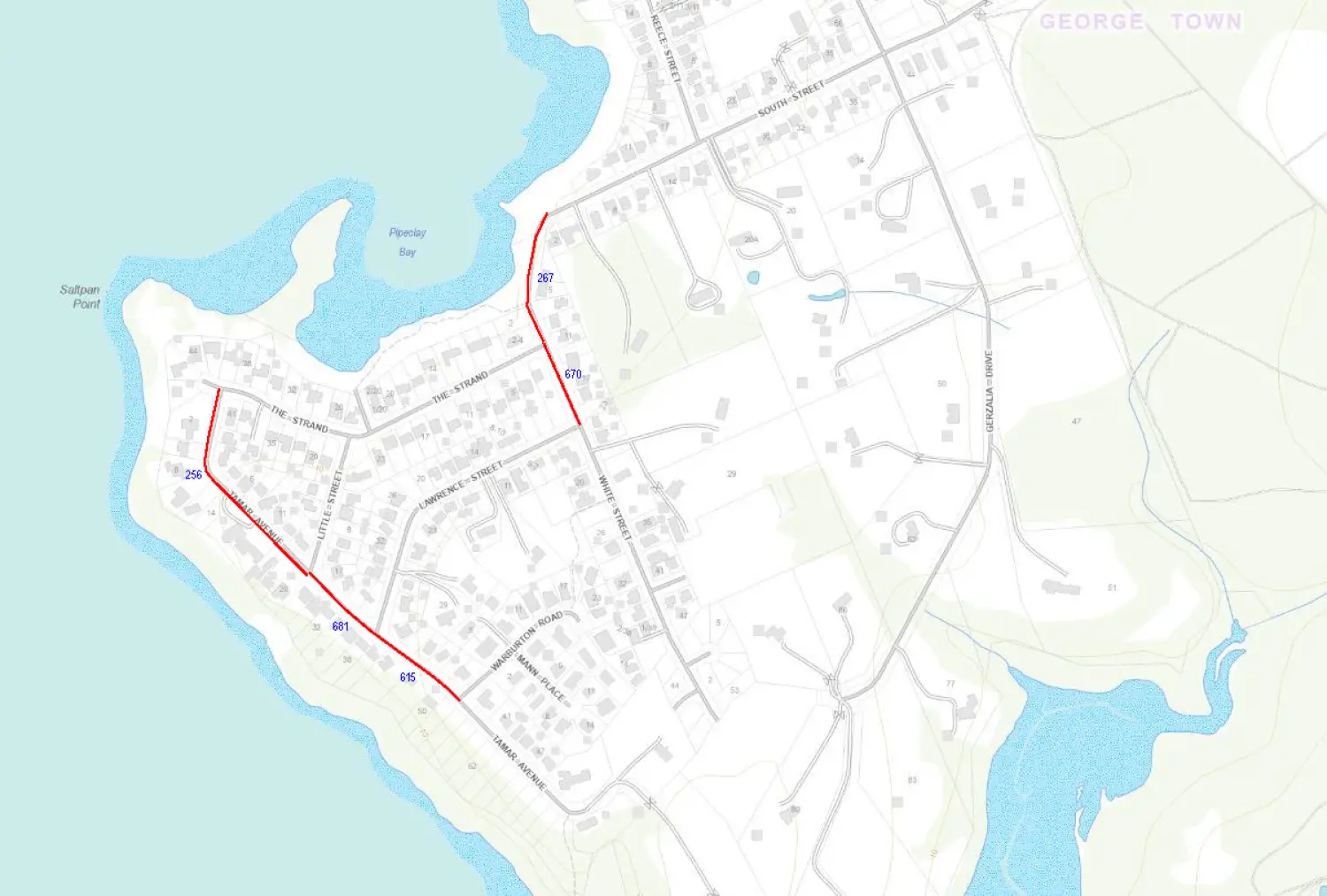 George Town and Hillwood Reseal Location MAP Page 4
