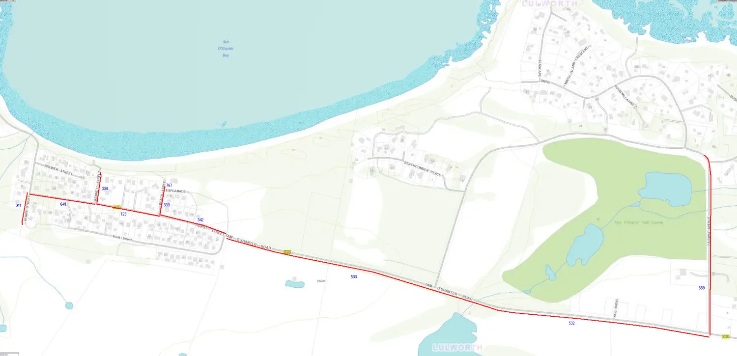 Lulworth Reseal Location MAP