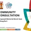 Community Consultation: Proposed Memorial Bench Seat - Doug Burt